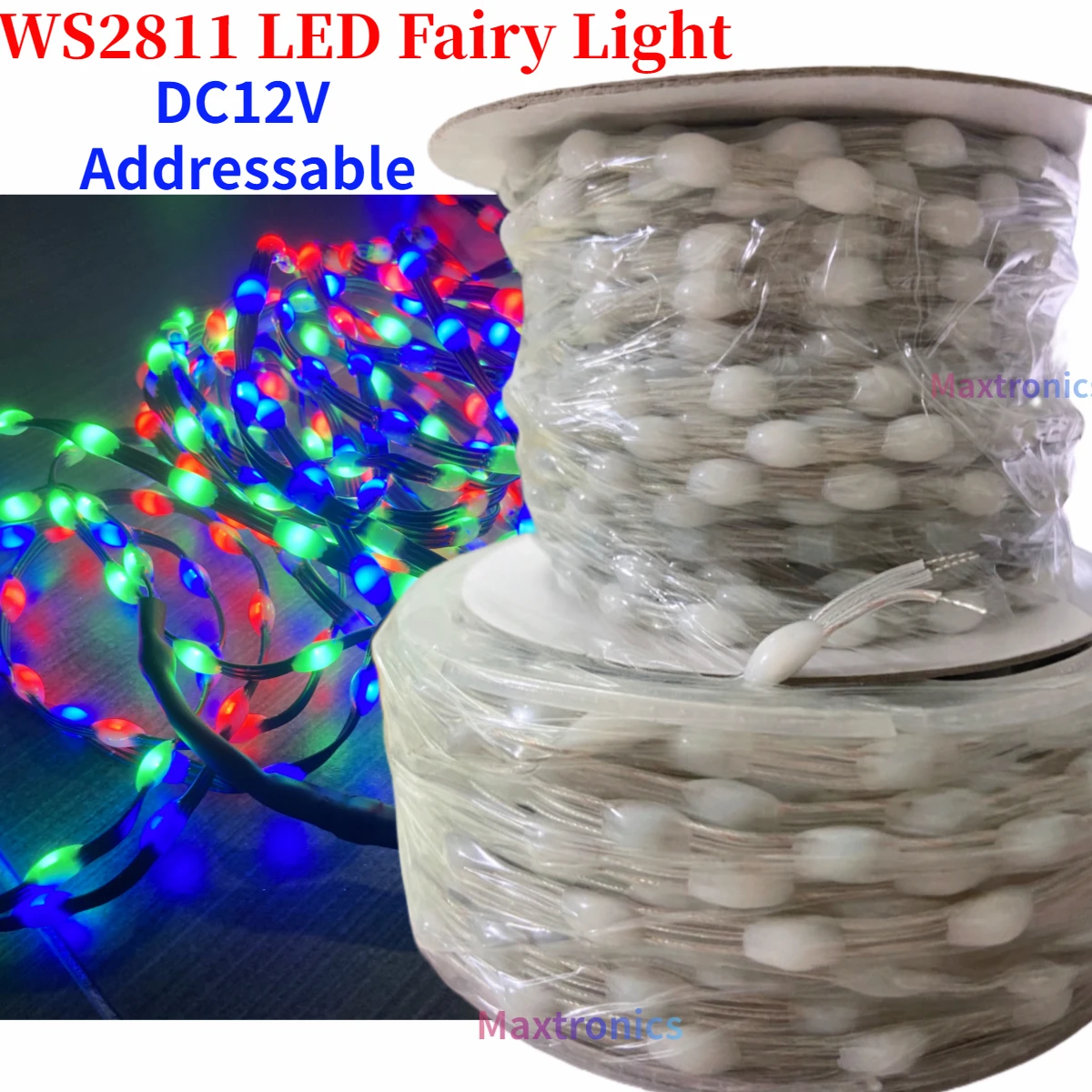1000-3000PCS Smart WS2811 LED Strip Light RGB Addressable DC12V 15/20/25/30/50/100mm Spacing Full Color IP67 for Christmas Decor 8 S8235b0f1fb08475e9cd3f92391cf69254
