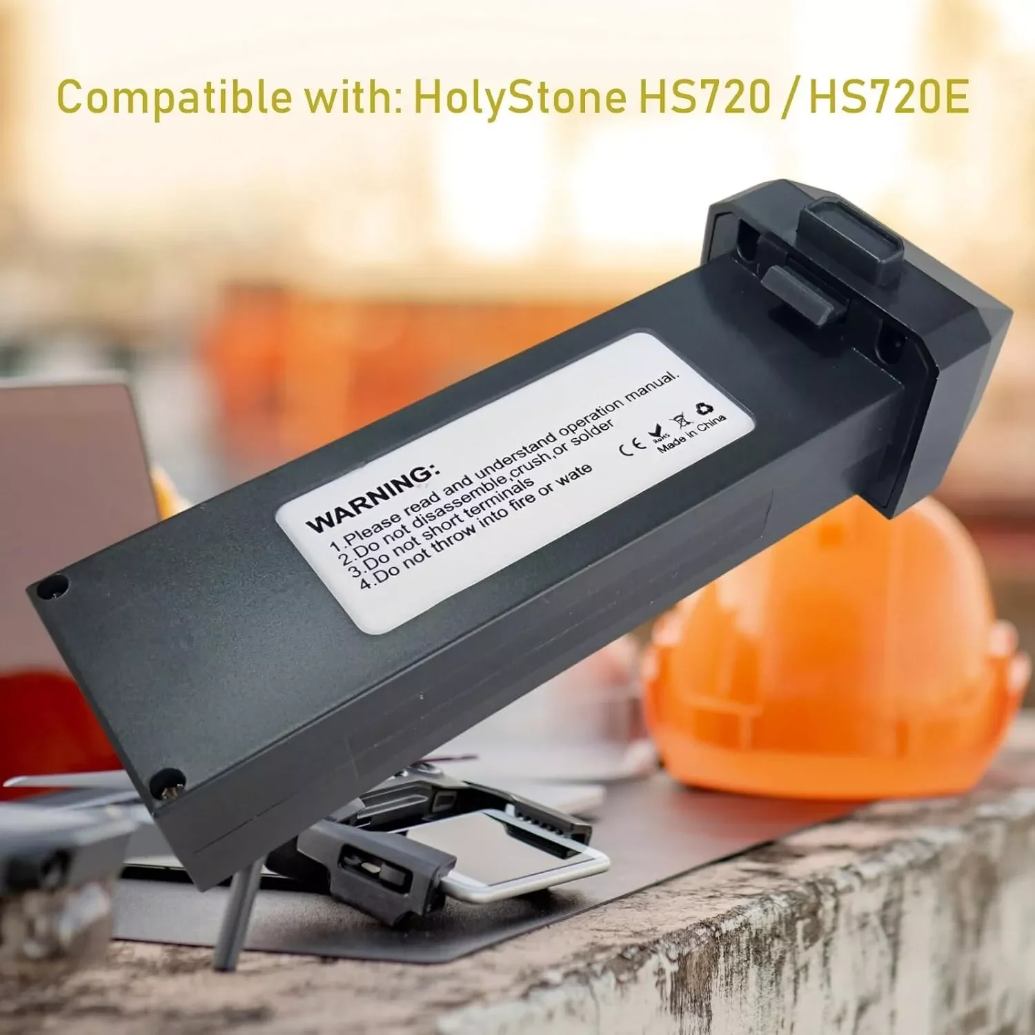 Batterie 7.4V 4300mAh pour Drone HS720 HS720E - Autonomie Améliorée