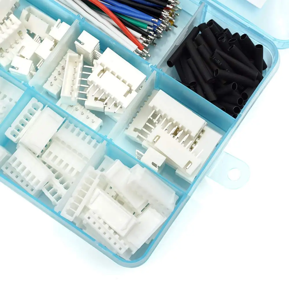 Kit Connecteurs JST-XH 2.54mm 2-7 Broches Fils 22AWG 13cm pour Batterie Lipo RC