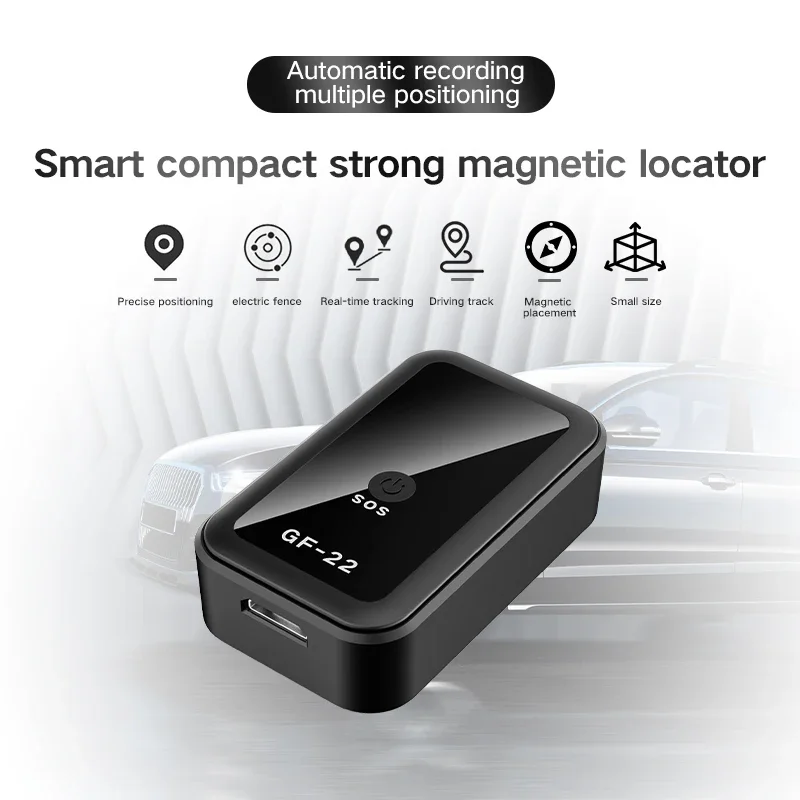 Car GPS Locator Anti-Lost Recording Tracking Device Voice Control Phone Wifi + LBS + AGP Position