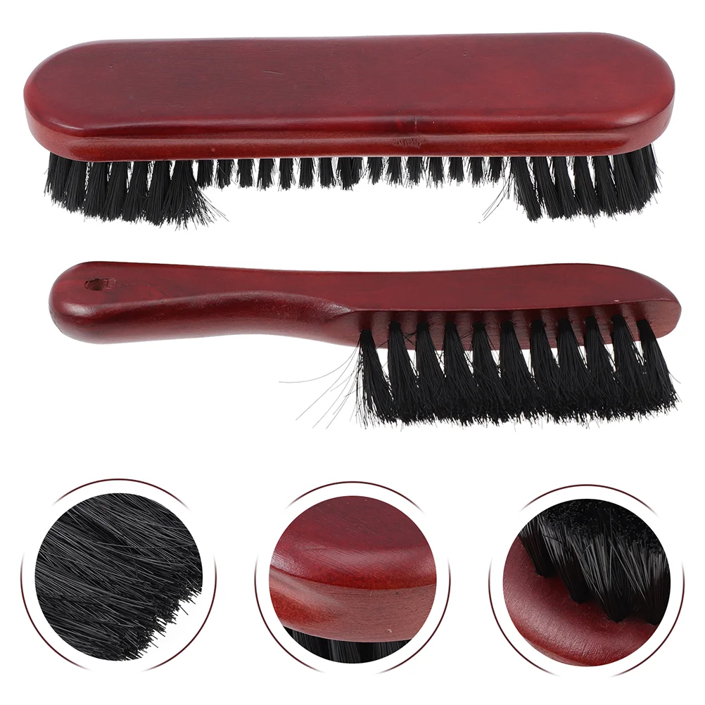 2 Pcs Billiard Table Broom Wooden Pool Cleaning Tool Billiards Accessory Cleaner Supply Accessories Brush 3c trumpet mouthpiece metal trumpet accessory cleaning brush trumpet cleaning kit