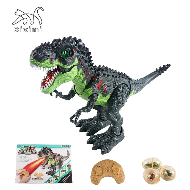 Remote Control Dinosaur Toy Spraying Tyrannosaurus Remote Control Animal Robot Model Child Pet Boy Gift 2