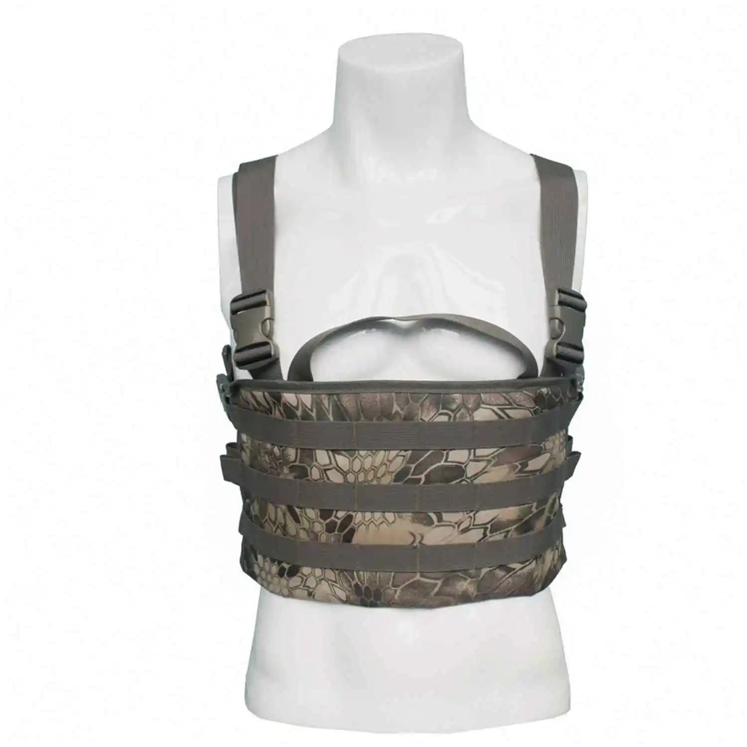 

Adjustable Tactical Durable Molle Gear Set Nylon Split Front Chest Rig Compatible with MOLLE Webbing Platforms