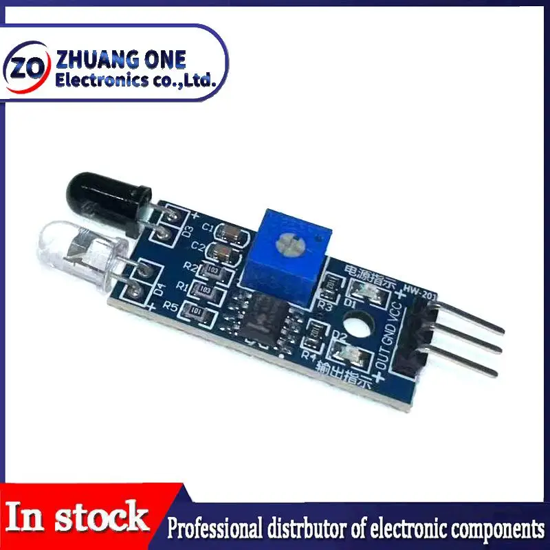 IR Infrared Obstacle Avoidance Sensor Module for Arduino Smart Car ...
