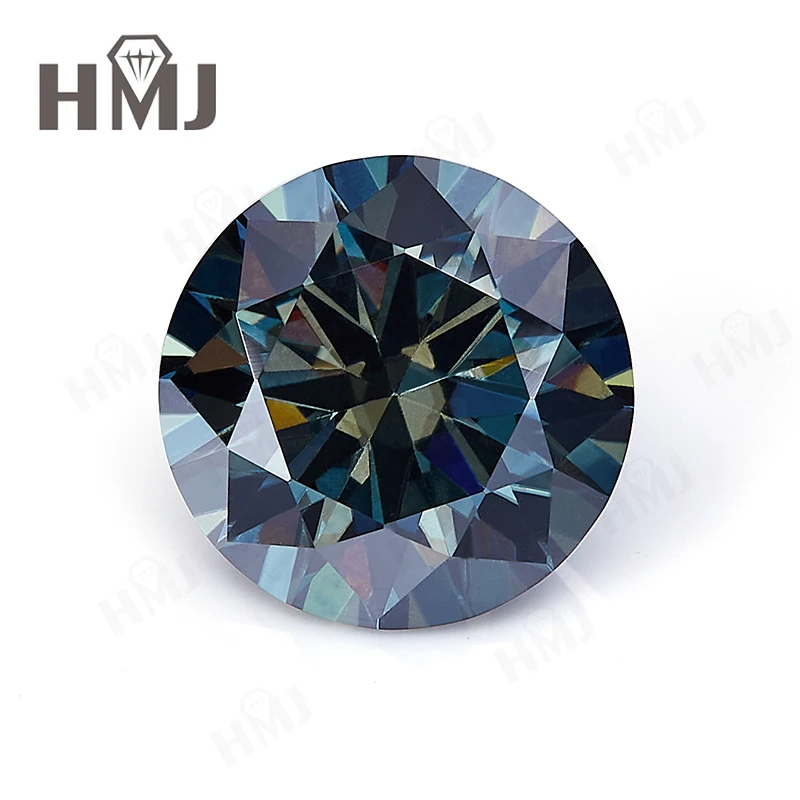 0,5-10ct Laborgezüchteter Moissanit in Grau, Champagner, Gold, Gelb, Granatapfelrot, Rundschliff, Ringe, Ohrringe, Perlenherstellung, DIY-Geschenk – Detail 26