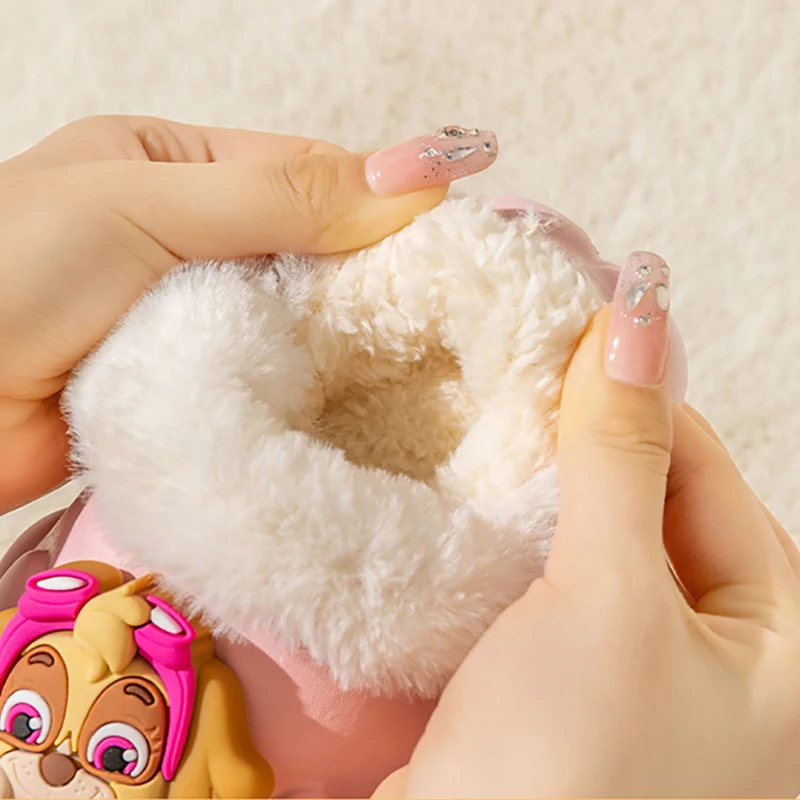 Kids Slippers Children's Indoor Home Cotton Slippers Boys Girls Cute Cartoon Plush Warm Cotton Shoes Winter