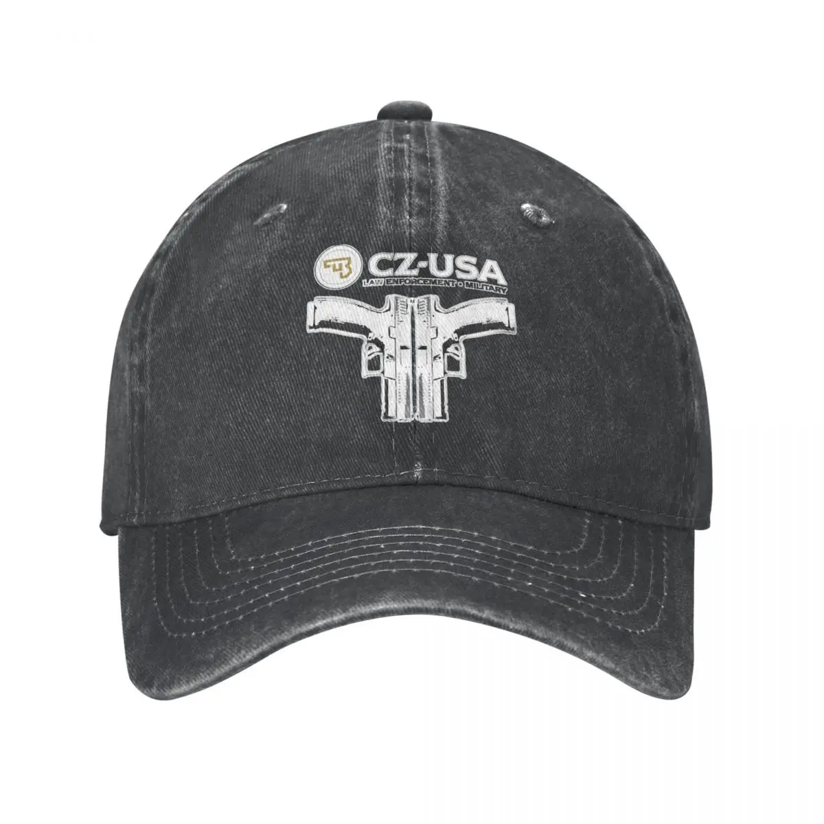 

CZ USA Unisex Style Baseball Cap Ceska Zbrojovka Gun Pistol Distressed Washed Caps Hat Classic Outdoor Travel Snapback Cap