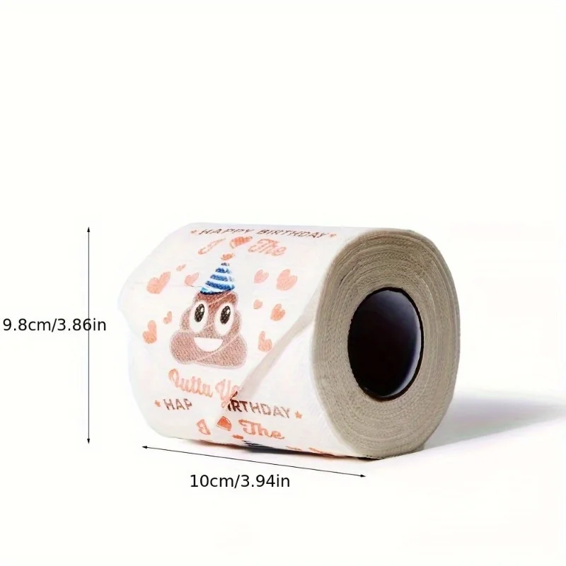 Facial Tissue Paper Gag Gifts Happy Birthday 3 Ply Funny Tissue Rolls For Women Men 2 PCS