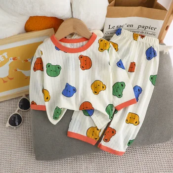 Kids Long Sleeve Pajamas 1
