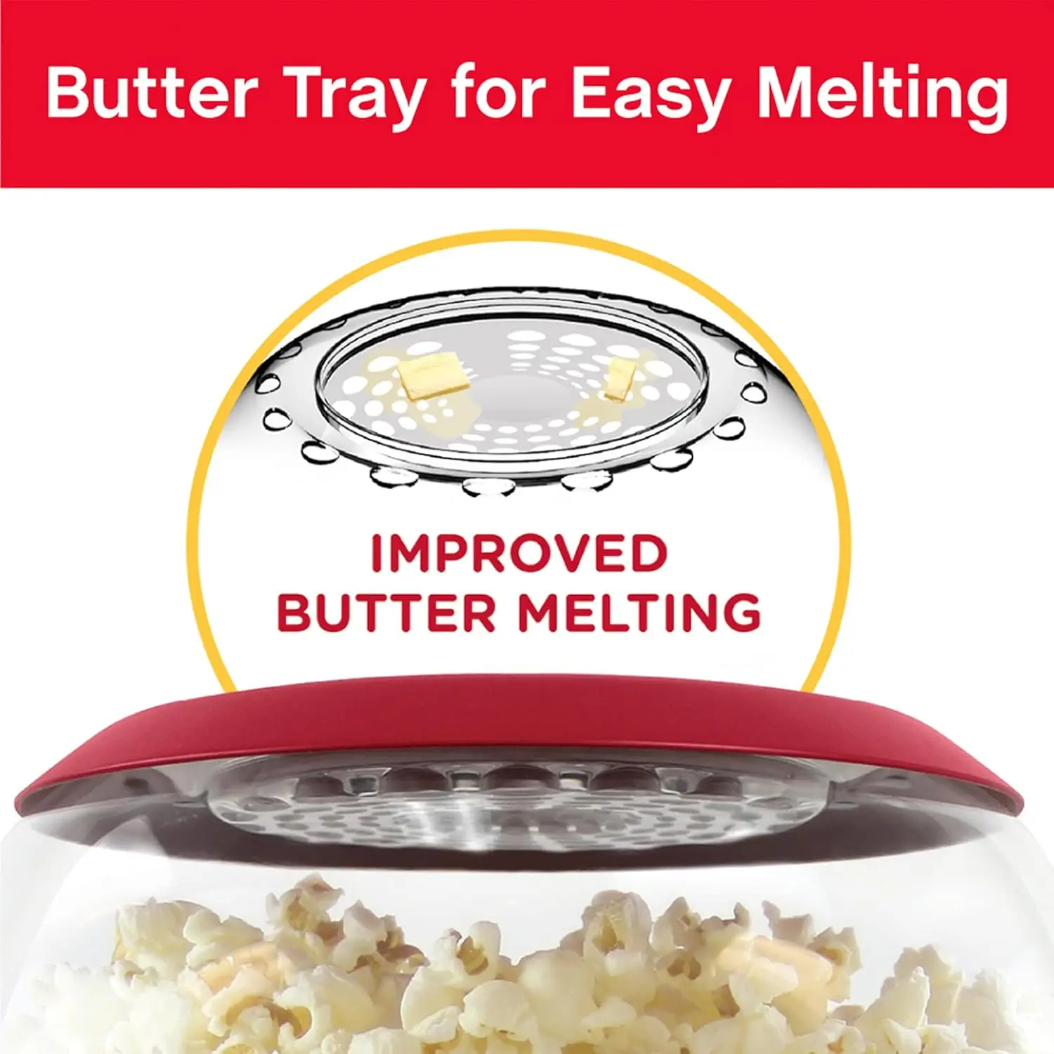 Hot Oil Popcorn Popper, Popcorn Maker with Large Serving Bowl Lid and Stirring Rod팝콘기계  maquina de palomitas Home Appliances 3