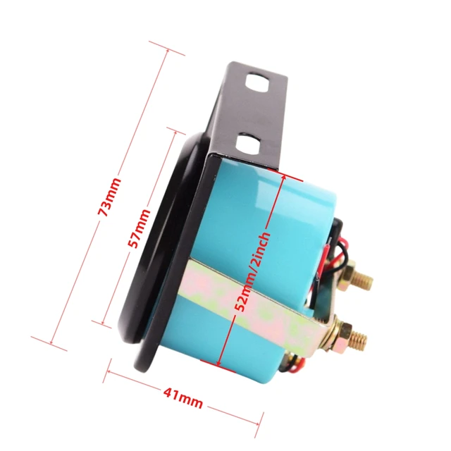 DriSentri Indicatore Digitale Temperatura Acqua 52 Mm LED | Sensore 12V Per Auto E Camion