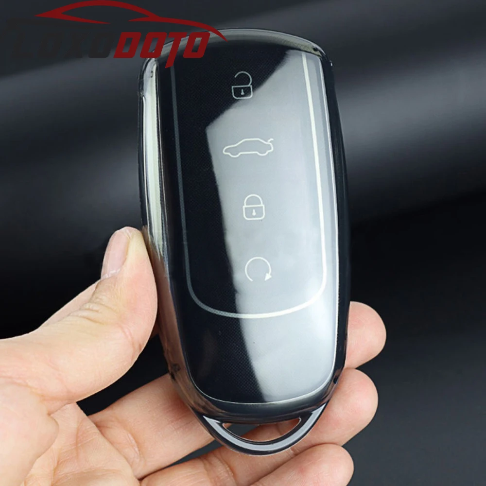 Premium Transparent TPU Car Remote Key Case Cover Accessory