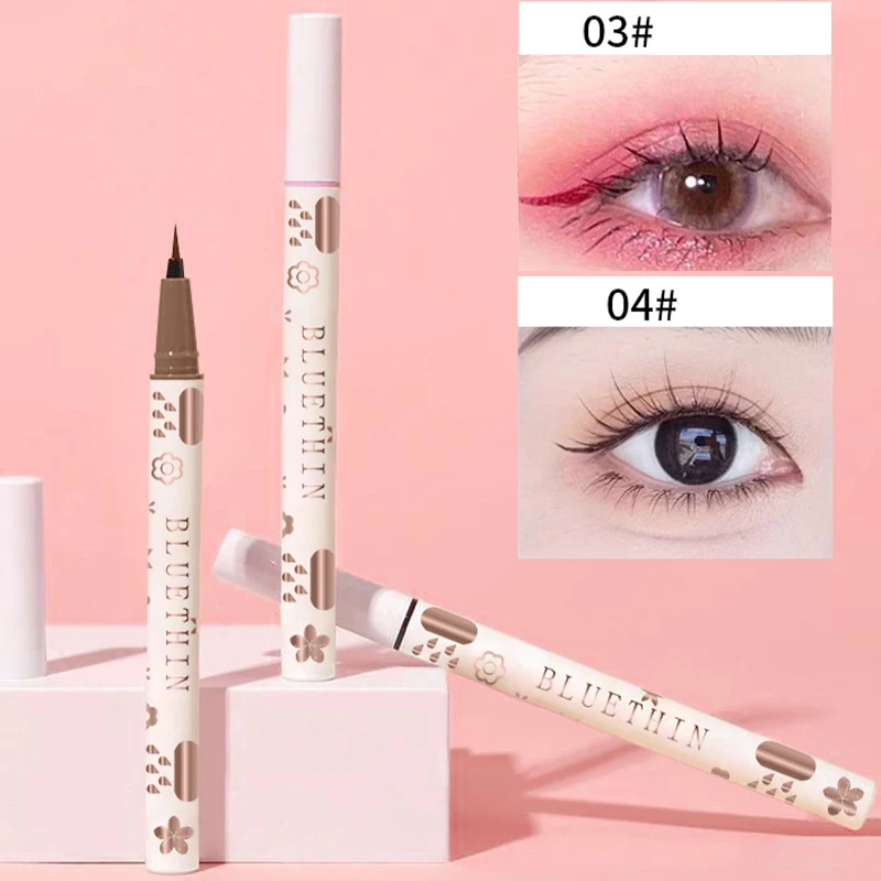 Eyeliner Pencils Eyeliner Lying Silkworm Undercover Draw Down Non-Smudge Fine Natural Long-lasting Waterproof Eyes Liner Makeup