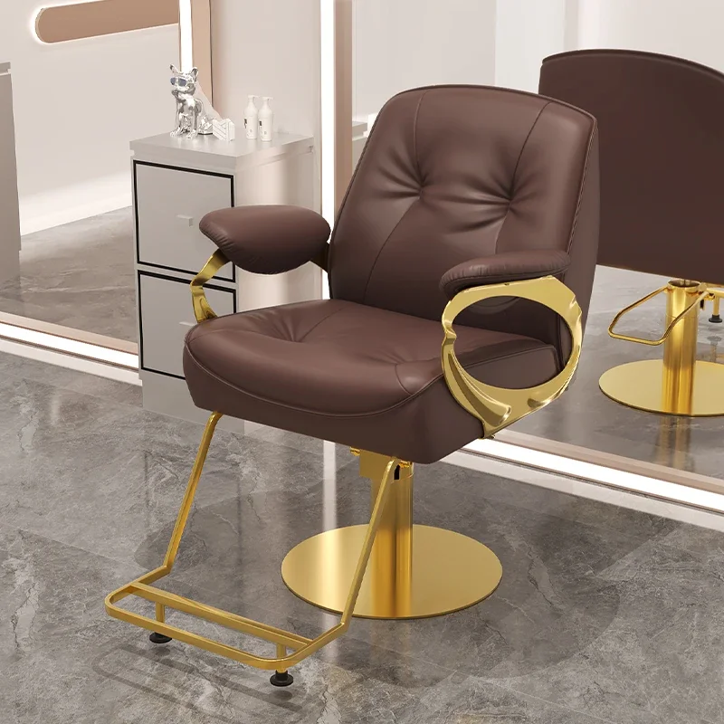 

Hairdressing Hair Barber Chair Swivel Stool Modern Saloon Hairdresser Chair Shampoo Nail Tech Cadeira De Manicure Furniture