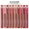 5 Pcs Chocolate Lip Matte Glaze Lipstick Moisturizing Lip Gloss Waterproof Lip Glaze Set Mist  Matte Lip Matte 3
