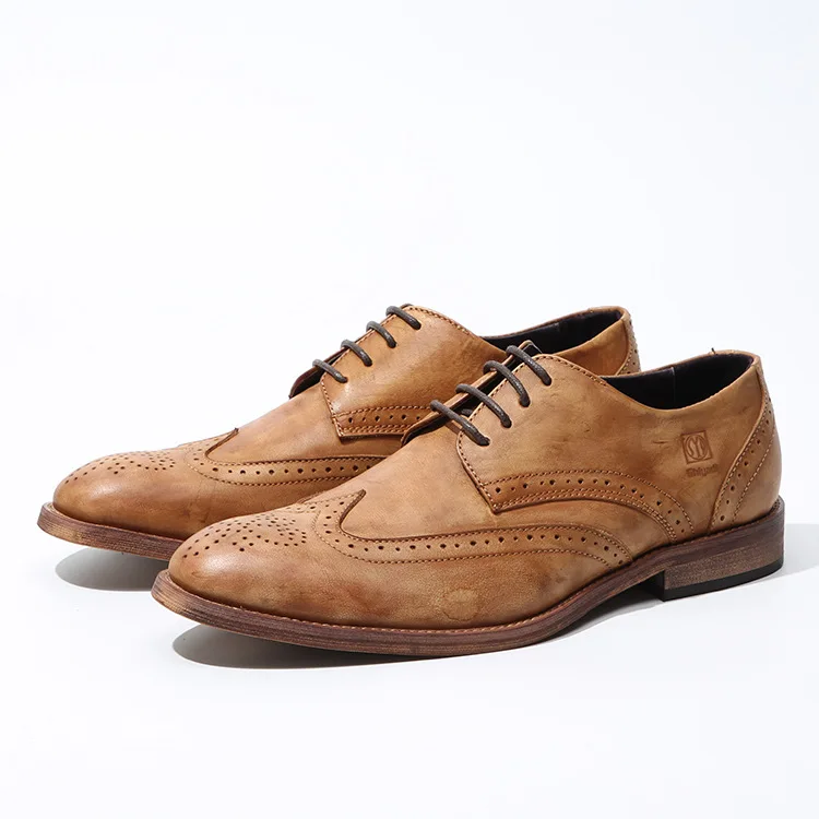 

Male Footwear Shoes for Men Men Dress Shoes Lace up Leather Mens Casual Oxford Shoe
