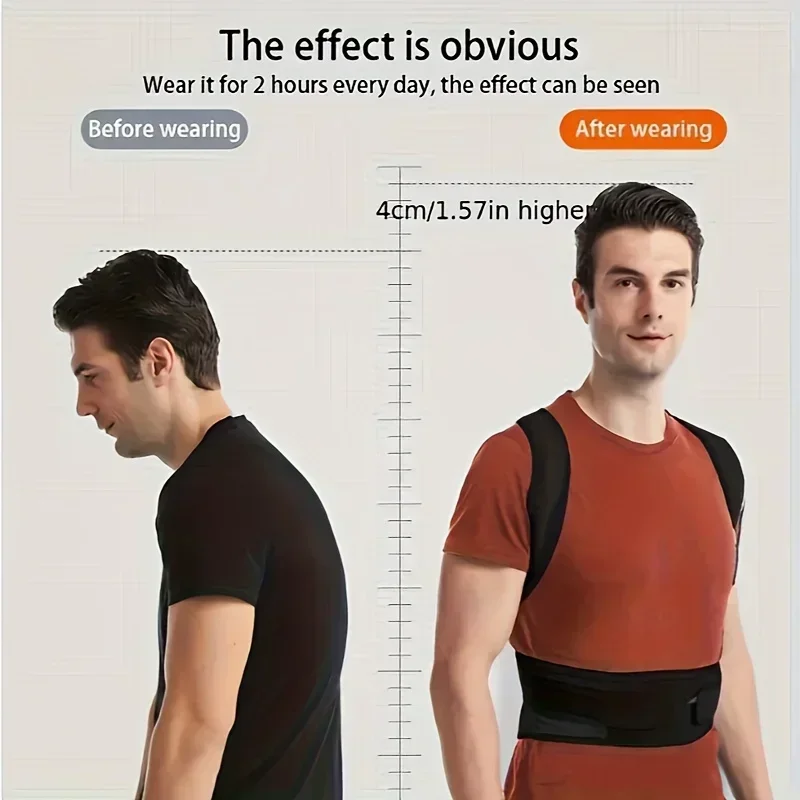 Adjustable Posture Corrector Back Brace for Men and Women