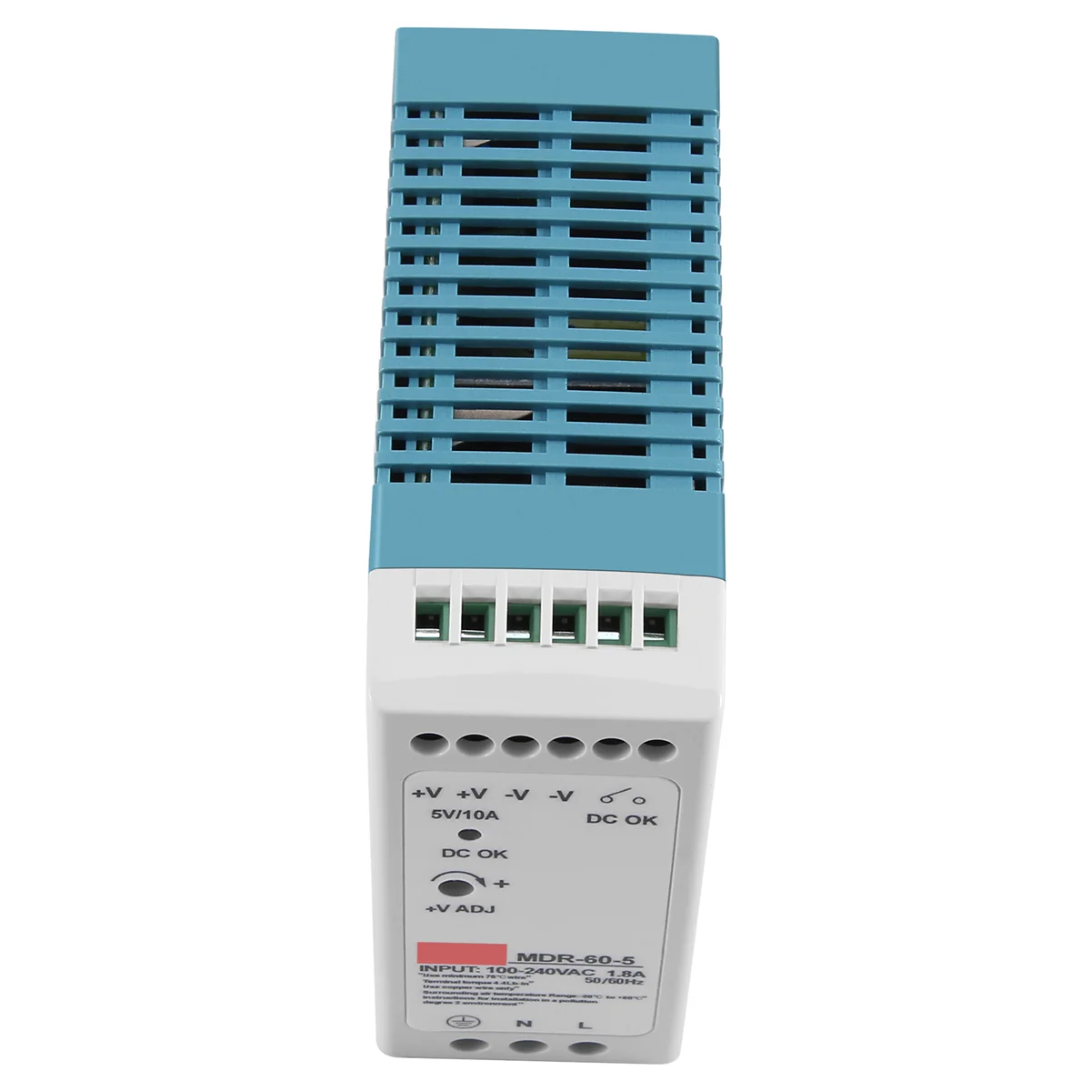MDR-60 AC-DC 드라이버 전압 조정기 전원 공급 장치, 5V 60W Din 레일, 110V 220V