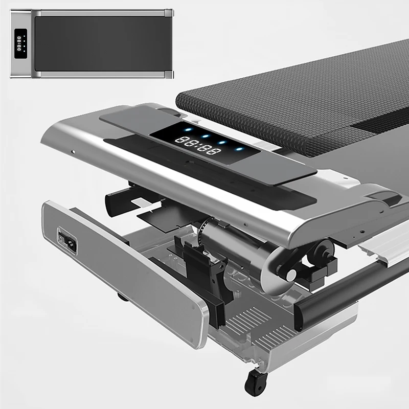 

Free installation home exercise equipment folding electric walking pad running treadmill