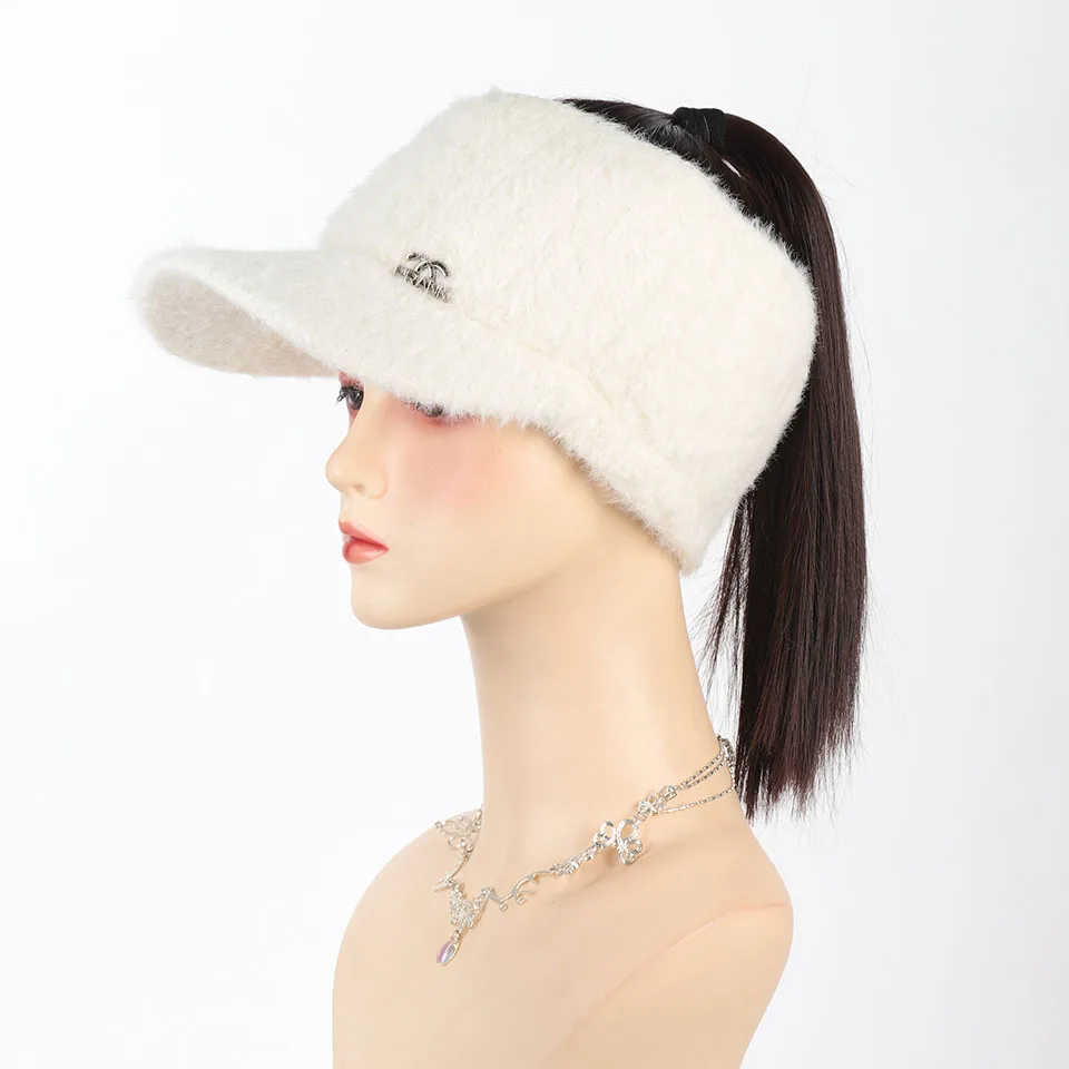 Synthetic Straight Hair Ponytail Extension Wig Black