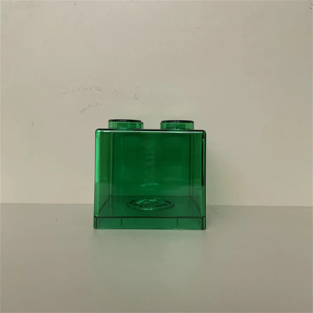 Piggy Bank Money Box Transparent Plastic Blocks Moneybox Piggy Bank For Kids Coin Storage Case Money Box For Children Saving Box