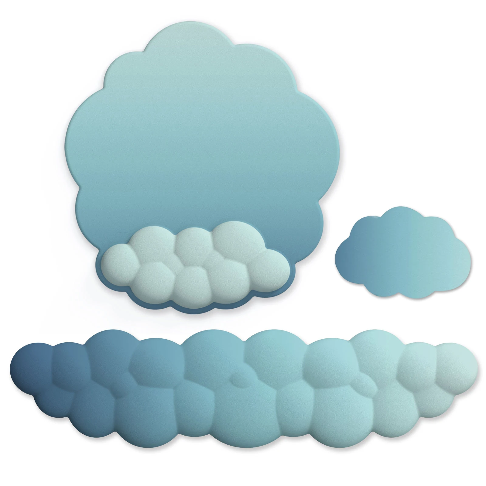 Keyboard Wrist Rest  Mouse Pad Wrist Rest Support Ergonimic Arm Rest Cloud Mousepads And Keyboard Rest Support Office