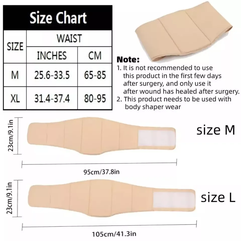 Waist Trainer 360 Lipo Foam Wrap Around Ab Board Post Surgery Flattening Abdominal Compression Waist Belly Table for Liposuction Recovery women body shaper