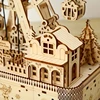 New Arrival Music Ferris Wheel 3D Three-dimensional Puzzle, Wooden Building Model Ornament Assembly,Adult Creative Assembly Educ 3