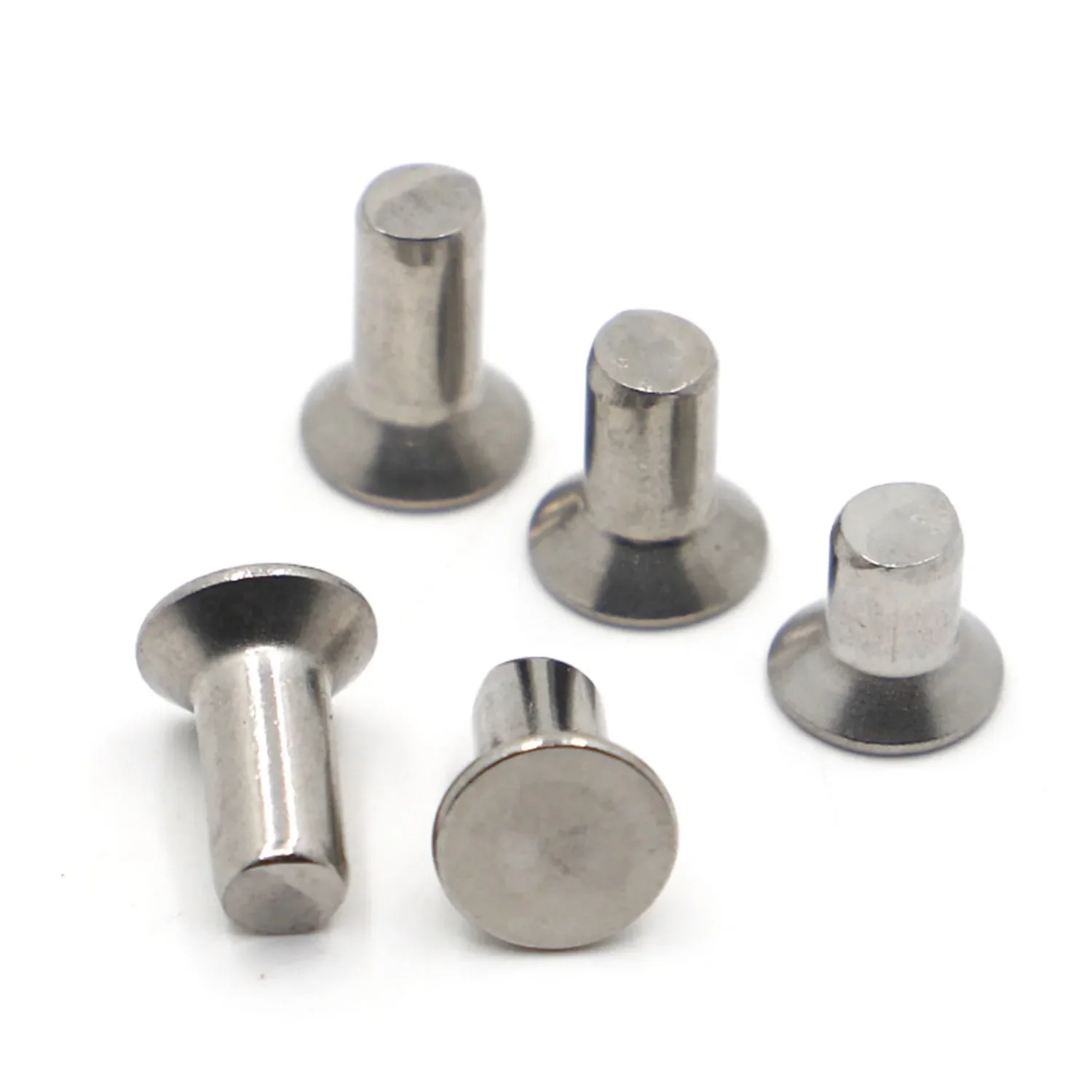 5-50pcs M2-M6 GB869 304 Stainless Steel Flat Countersunk Head Solid Rivet Self Plugging rivets and fasteners,rivets and screws