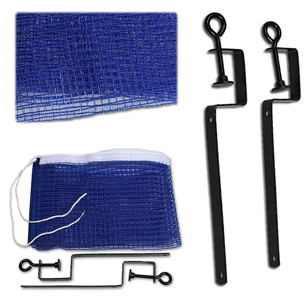 Table Tennis Net with Adjustable Rack Portable Replacement Net Practice Ping Pong Net Ping Pong Training Accessories