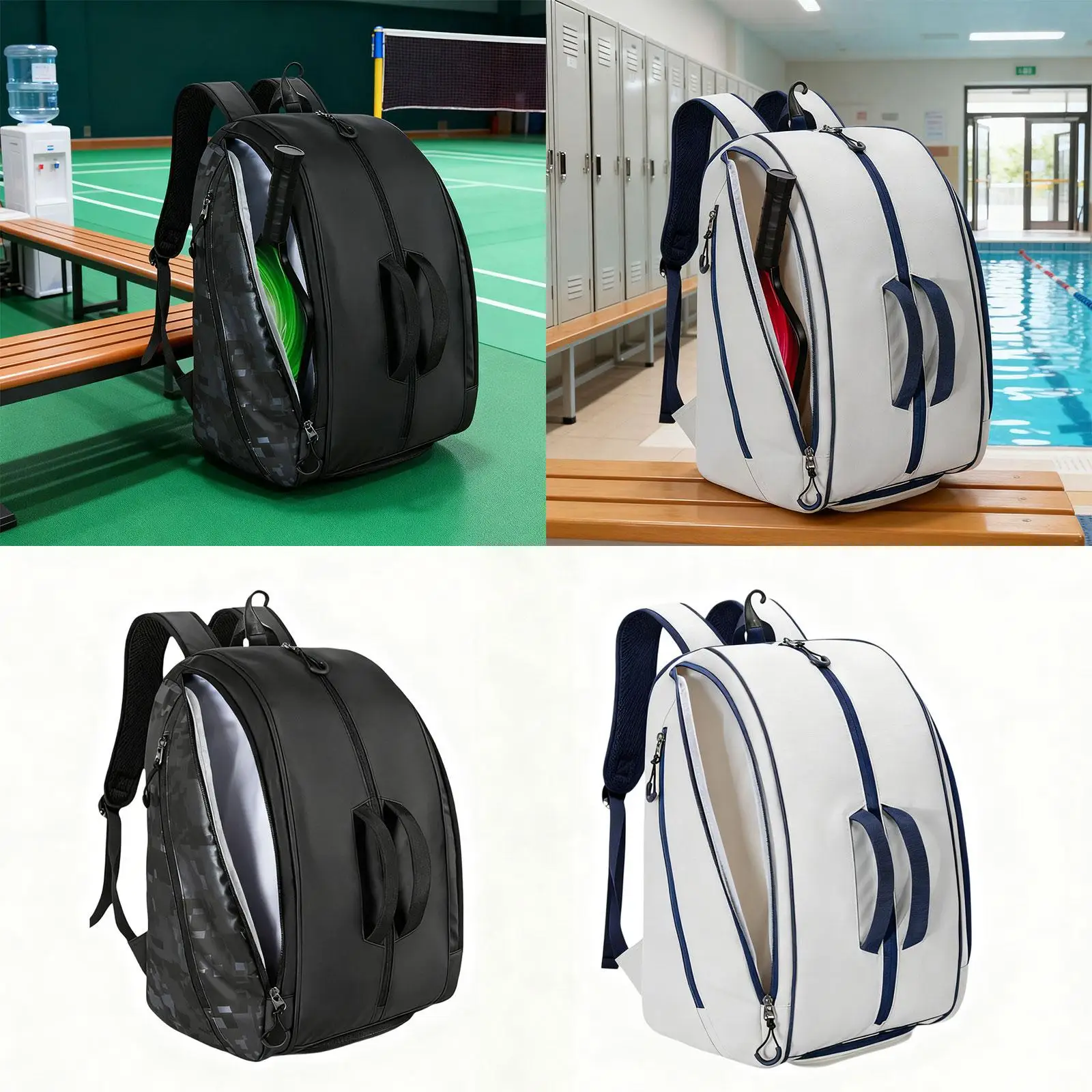 Pickleball Bag Padel Racket Backpack Large Capacity Sports Practical Waterproof Shoes Compartment Stylish Paddle Storage Bag Pickleball Bag Padel Racket Backpack Large Capacity Sports Practical Waterproof Shoes Compartment Stylish Paddle Storage Bag