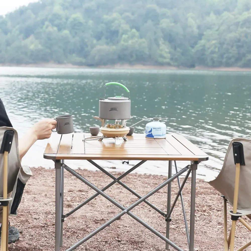 High-Power Portable BRS-201A Five-Core Camping Stove Outdoor Backpacking Cook Stove Burner for Hiking Picnic Cooking