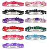 Personalized ID Cat Safety Buckle Puppy Collar Adjustable Custom Nameplate Free Engraving Stainless Steel Nylon Kittens Necklace 3