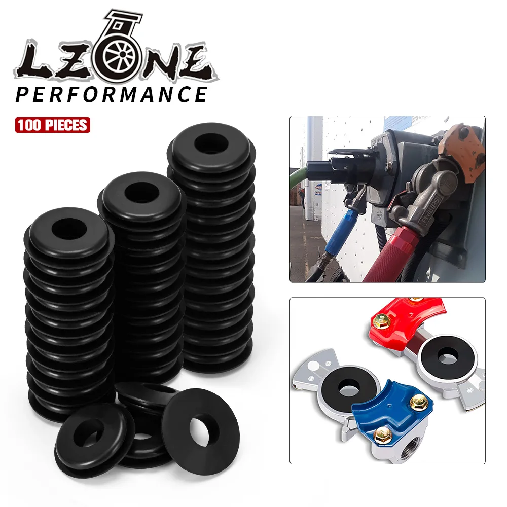 

100Pcs Glad Hand Seals Rubber Gladhand Washers Round Elastic Grommets For Tractor Braking Air Hose Trucks Trailers 10028 10111