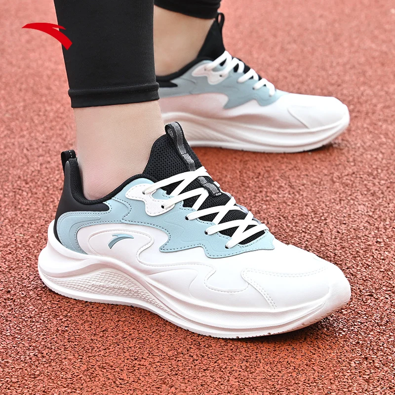 

Anta Stroll Official Authentic Flagship Sports Shoes Men's Running Shoes Casual Shoes Leather Mesh Breathable Soft Sole