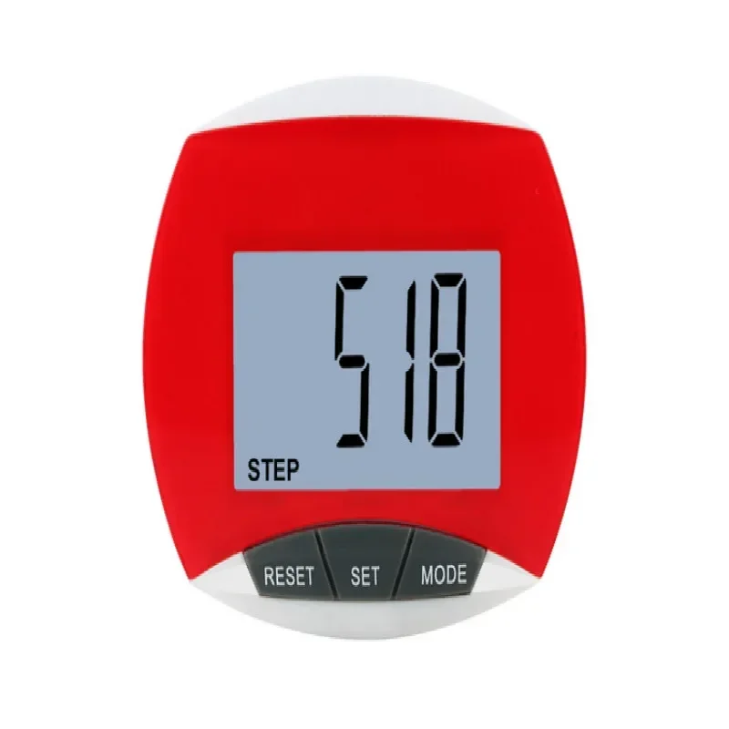 1Pc 3D Waterproof Multifunctional Pedometer Walking Sports Calorie Counting LCD Display Fitness Equipment