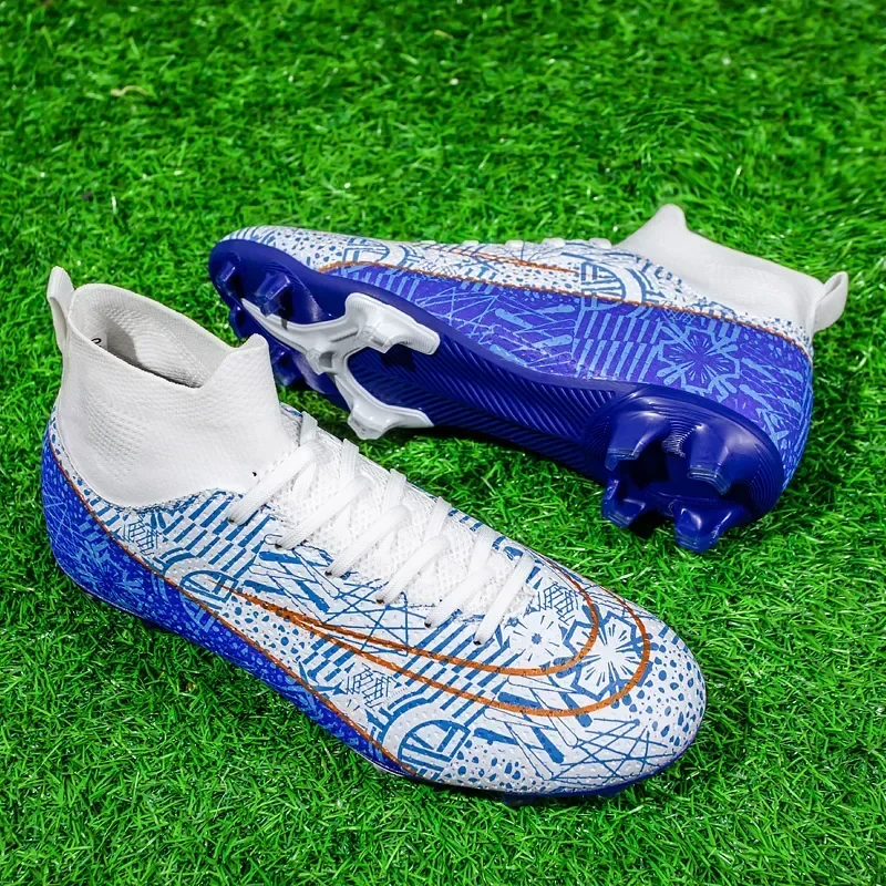 Quality Football Boots Men\'s Soccer Cleats Kids Football Shoes for Boys Unisex Training Soccer Shoes Non-Slip Sneakers