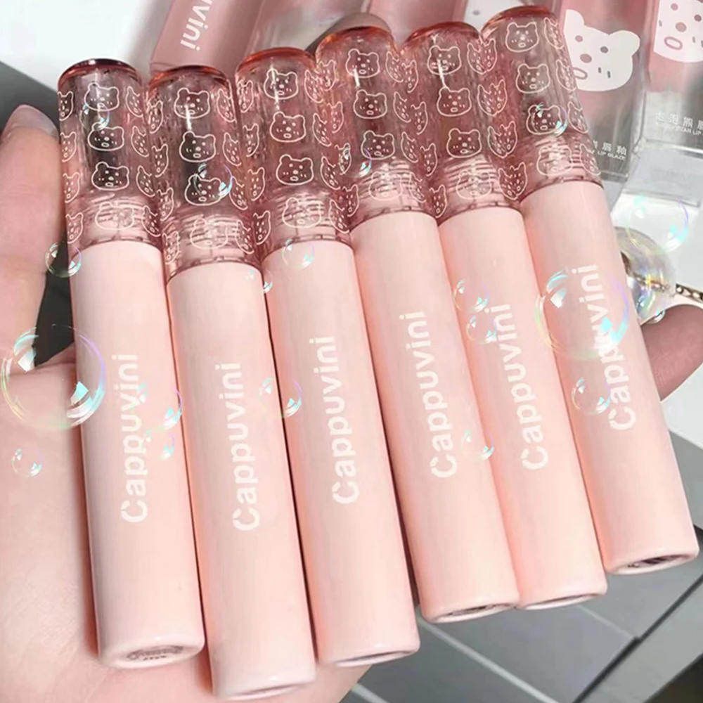 거울 립 글레이즈 워터 립 글로스, 방수 보습, 섹시한 레드 립 틴트 립스틱, 오래 지속되는 논스틱 컵, 입술 글로스 화장품