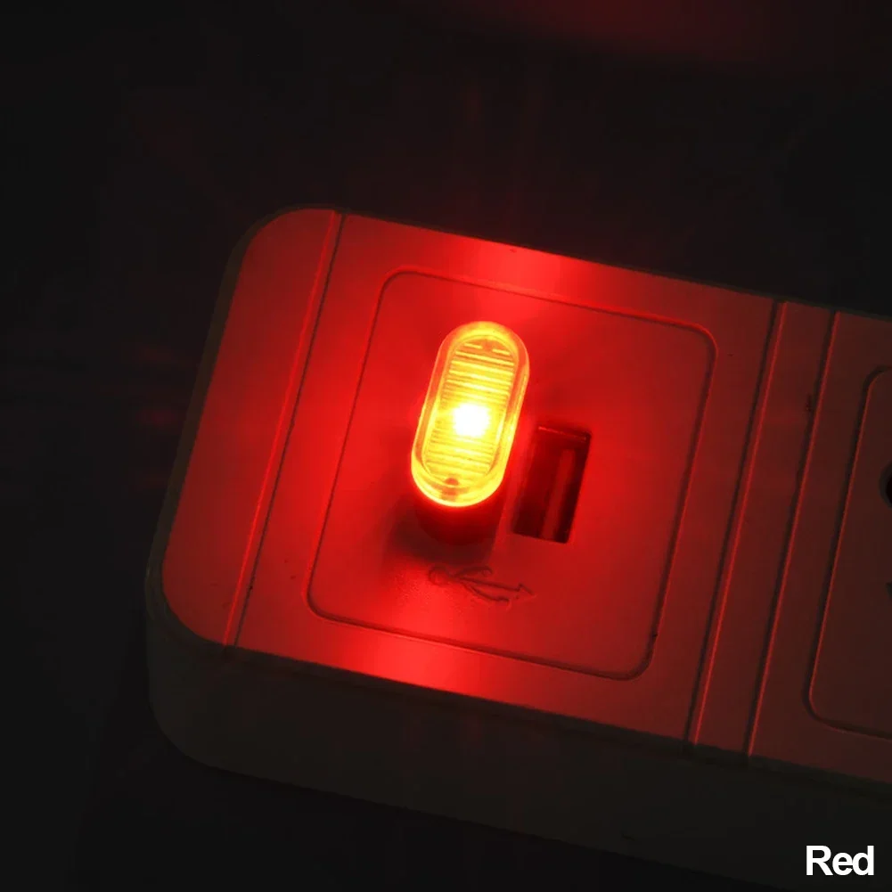 USB Auto Colorful LED Interior Atmosphere Light - Decorative Car Accessory Lamp
