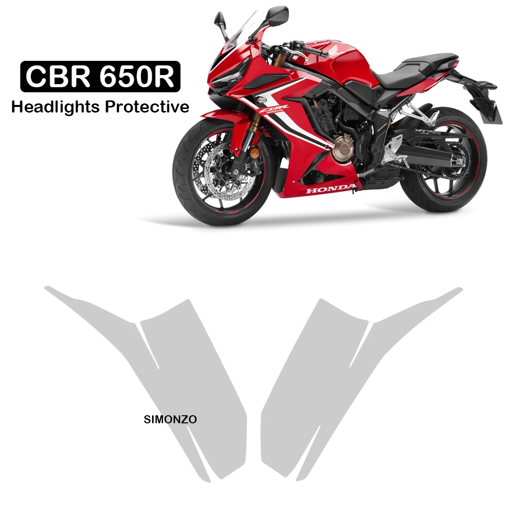 Tail Light Protection Fits CBR650R TPU For Honda CBR 650R Headlights Protective Film Transparent Dashboard Screen Protector