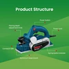 Bosch GHO 10-82 Electric Planer 710W Professional Planer HHS Planer Blades Heavy Duty Multi Hand-Push Planer Woodworking Machine 4
