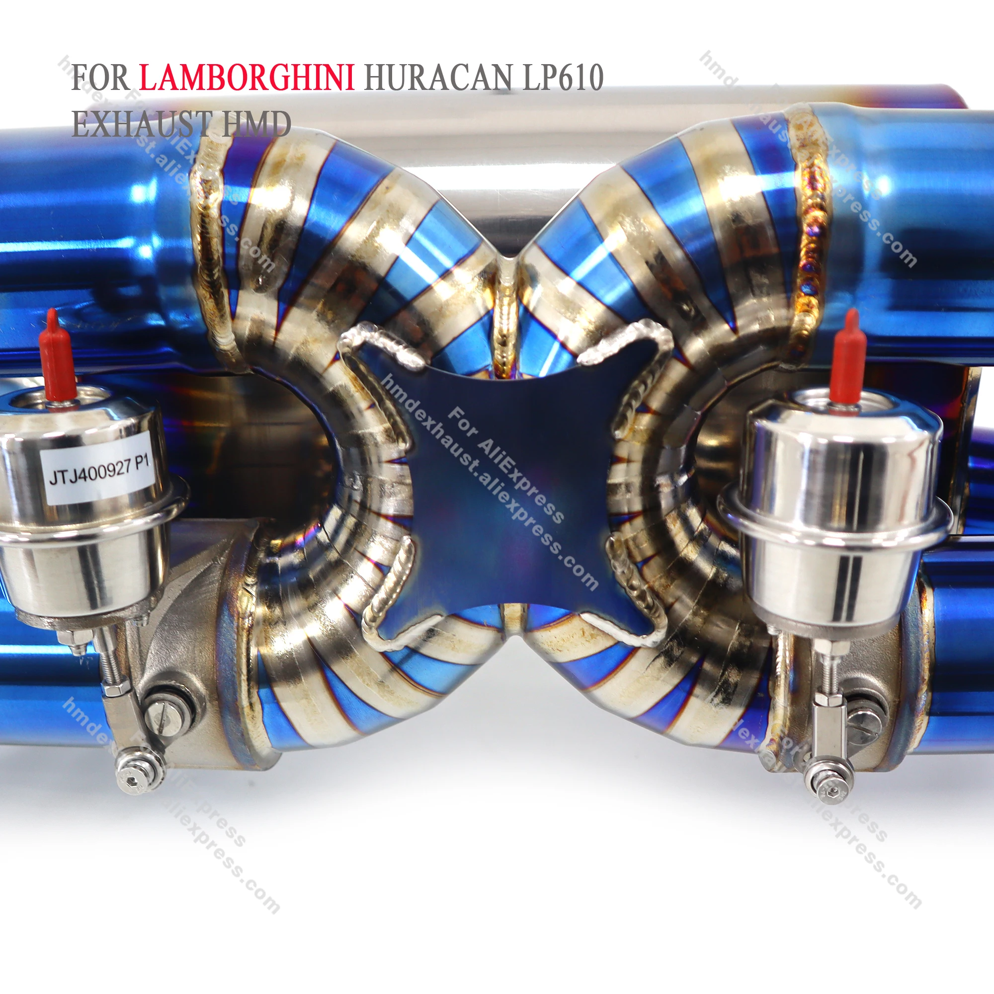24 hours shipping HMD Titanium Alloy Exhaust catback is Suitable For Lamborghini Huracan LP580-LP610 Muffler With Valve For Cars