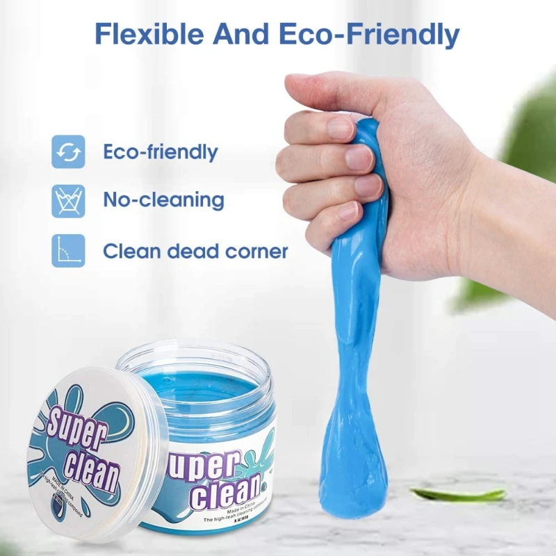 Car wash mud Cleaning gel Multi-functional exhaust Instrument panel Laptop Magic Cleaning tool Wash dirt clean