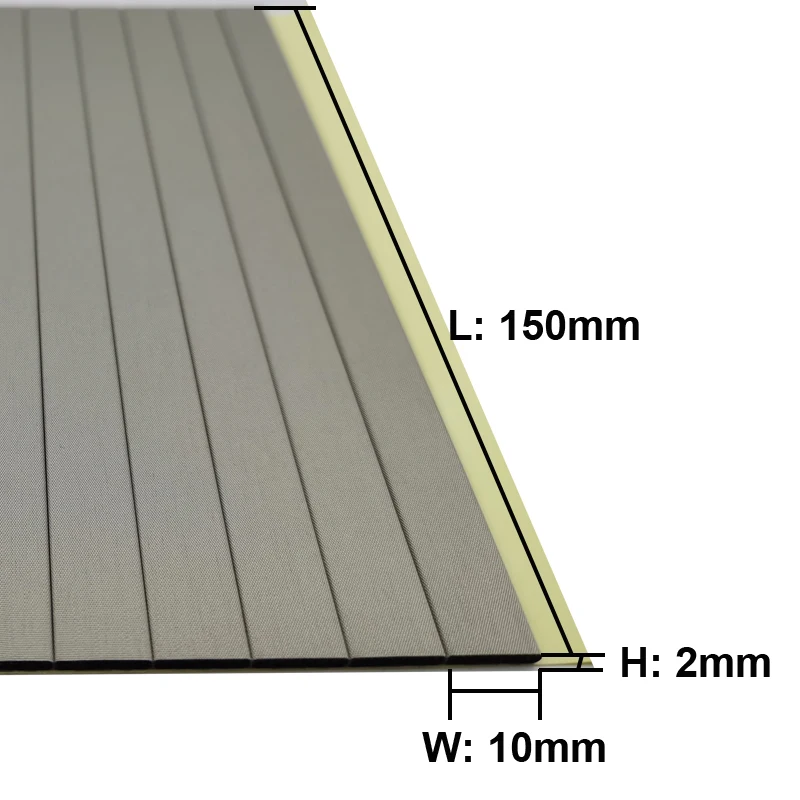 10x10mm x 2mm x 150mm 전도성 폼 스폰지 EMI ESD 차폐 가스켓, LCD TV 모바일 폰 노트북 태블릿 GPS