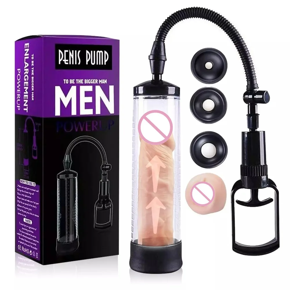 Penispumpe Verbesserung Erektion Vakuumpumpe für Pumpe Penisvergrößerung Männlicher Schwanzpumpe Masturbator Penistrainer Sexspielzeug für Männer 1