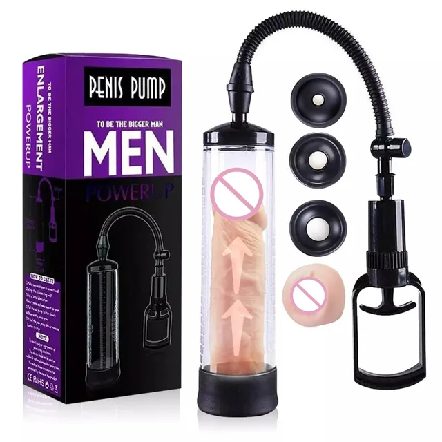 Penispumpe Verbesserung Erektion Vakuumpumpe für Pumpe Penisvergrößerung Männlicher Schwanzpumpe Masturbator Penistrainer Sexspielzeug für Männer 1
