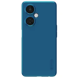 NILLKIN Super Frosted Shield Luxuly Ultra-Thin Hard PC Back Cover for OnePlusNord CE3 Lite (Peacock blue)