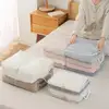 Storage Box Large Capacity Space-saving Foldable Clear Sweater Storage Bag PEVA Waterproof Bed Sheet Organizer Storage Pouch 4