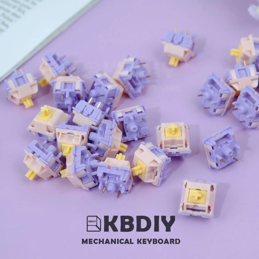 MMD Princess Switch Tactile Linear 5 Pin HIFI Keyboards Switches Banana