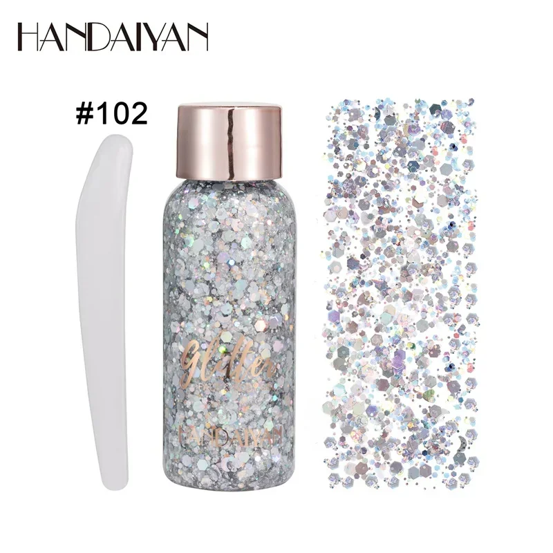 Eye Glitter Nail Hair Body Face Stickers Gel Art Loose Sequins Cream Diamond Jewels Rhinestones Makeup